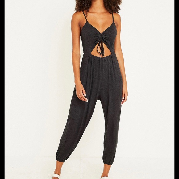 Urban Outfitters Pants - Urban Outfitters Black Ribbed Oversized Jumper NWT